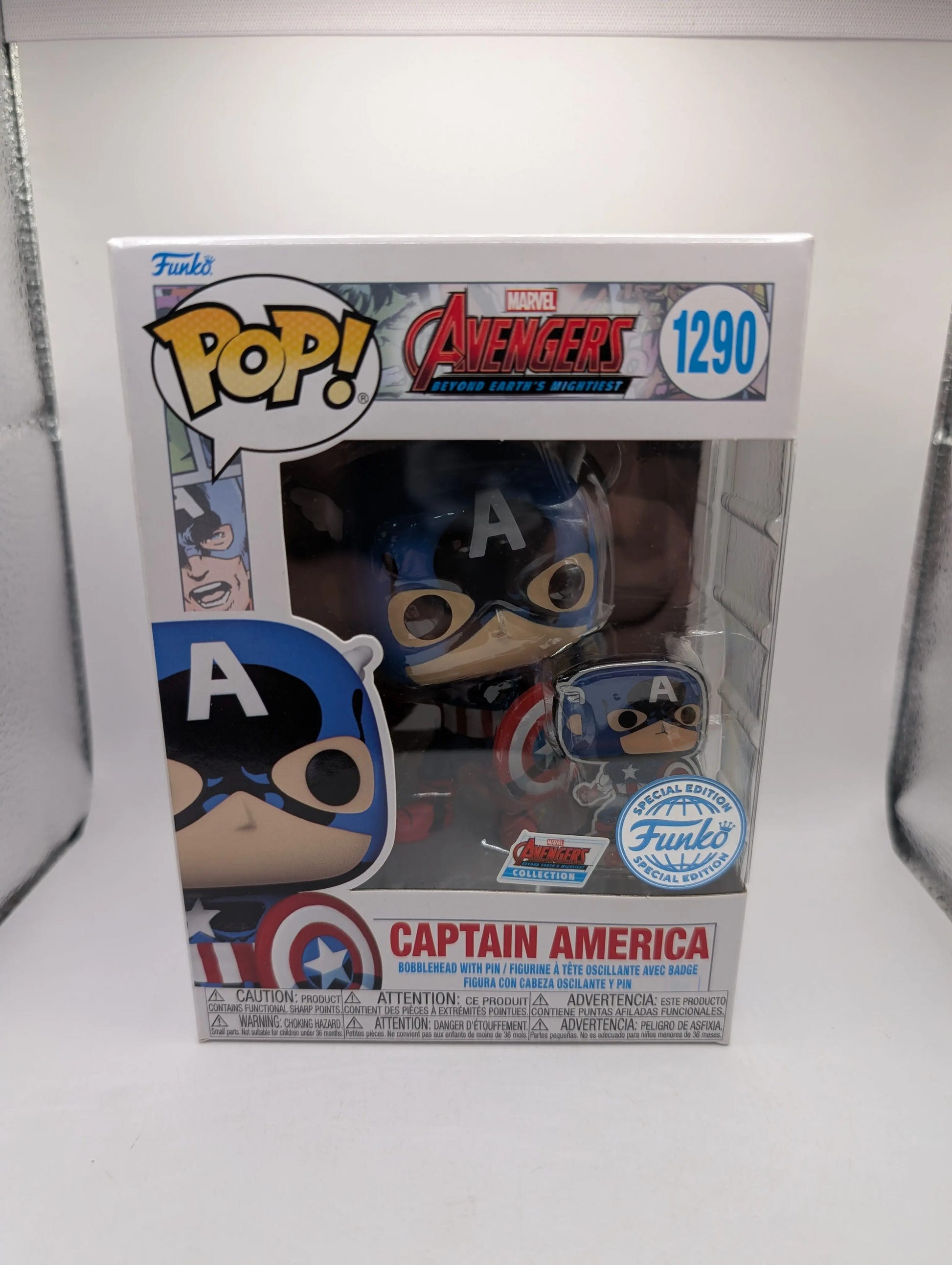 The Avengers: Beyond Earth's Mightiest - Captain America 60th POP! Vinyl 1290 image 1