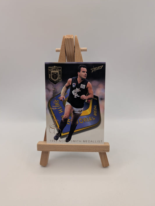 1996 Select AFL Trading Card Series 1 Medal Card MC3 Greg Williams ( Norm Smith) FRENLY BRICKS - Open 7 Days