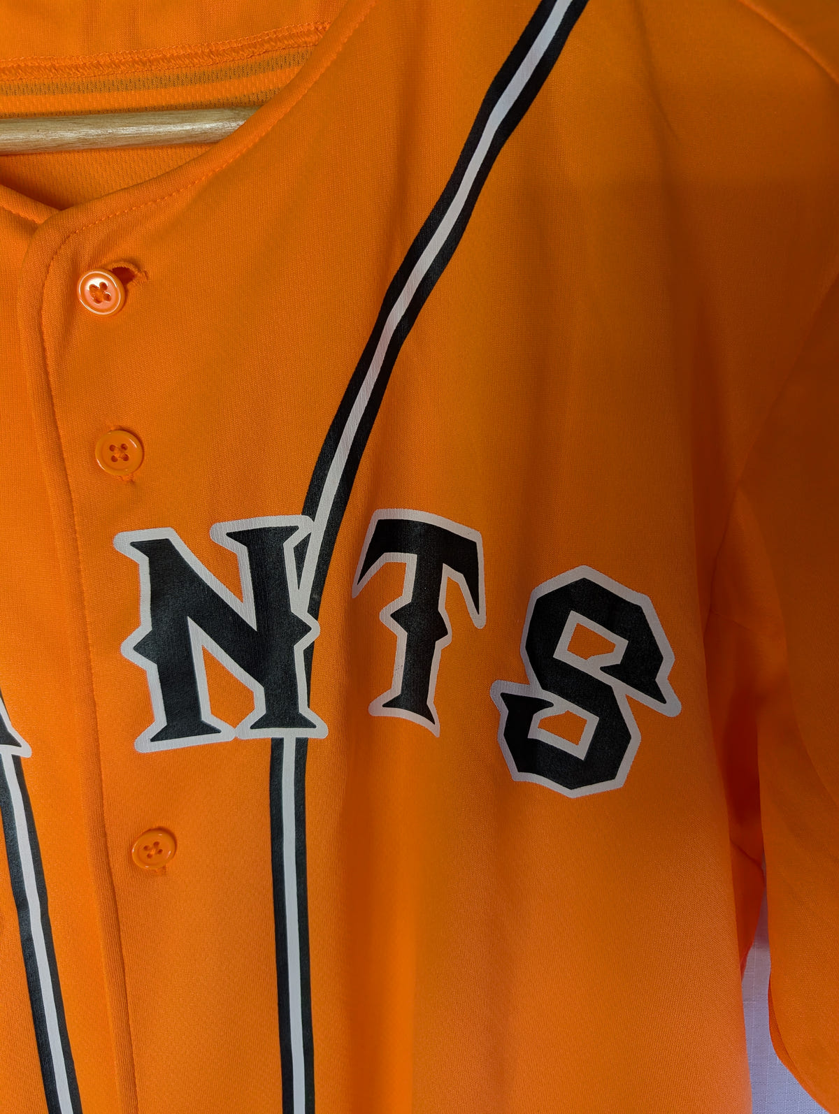 Nippon Baseball Adidas Yohiuri Giants Orange Blank Jersey Large, photo 3 image 3