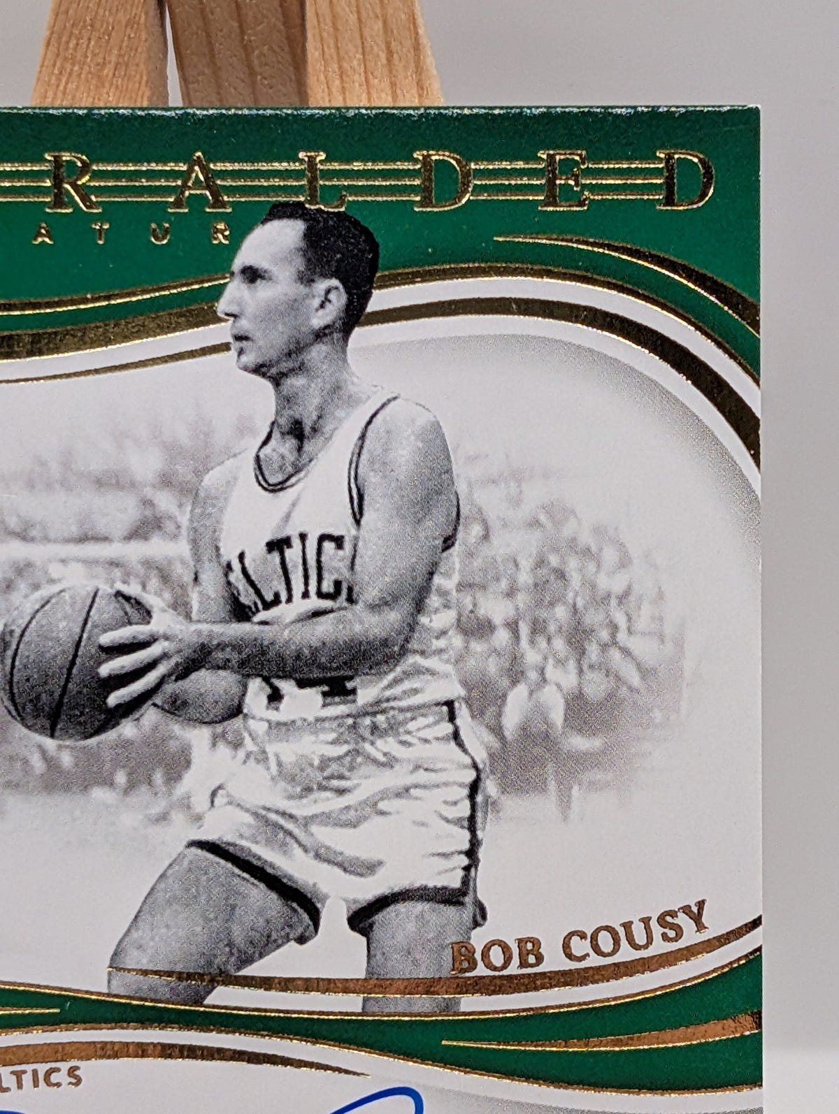 2023-24 Panini Immaculate Bob Cousy Heralded Signatures Auto #/35 Celtics FRENLY BRICKS - Open 7 Days image 4