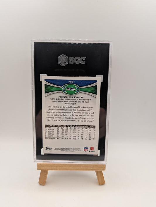 2012 Topps - Russell Wilson #165 Stands in Background (RC) SGC 9.5