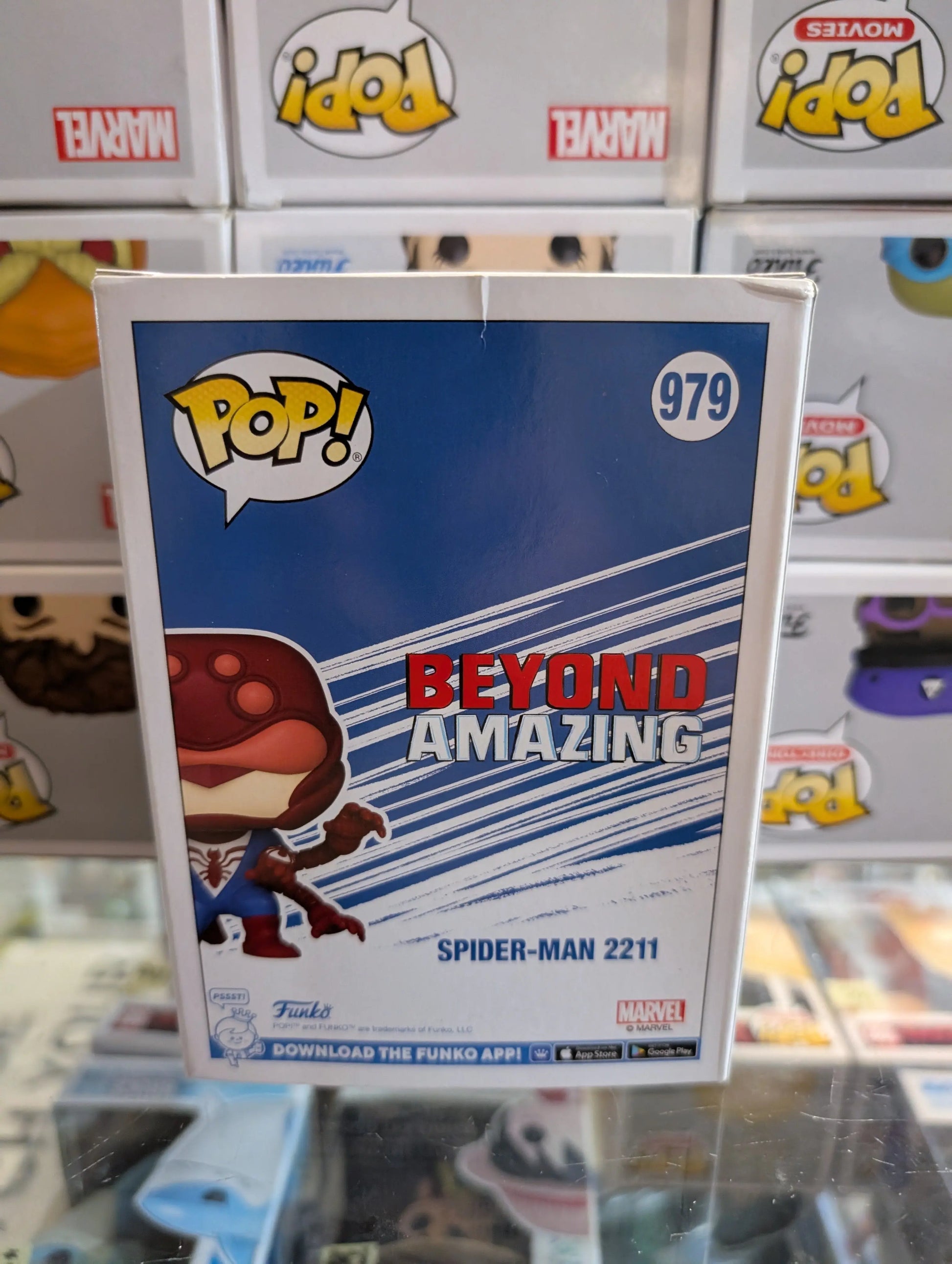 Funko Pop! Marvel: Year of The Spider- Spiderman 2211 FRENLY BRICKS - Open 7 Days