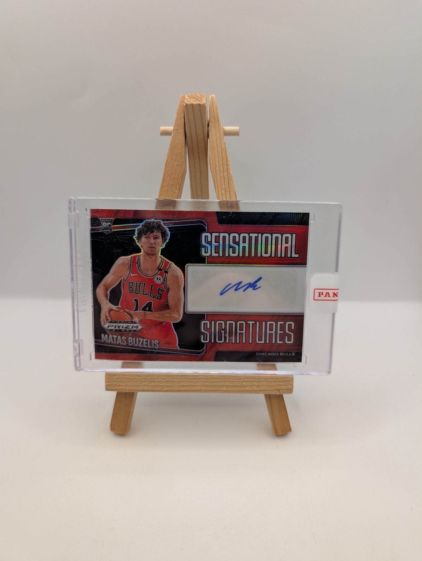 MATAS BUZELIS 2024-25 PRIZM BLACK SENSATIONAL ROOKIE RED RC AUTO /99 FRENLY BRICKS - Open 7 Days