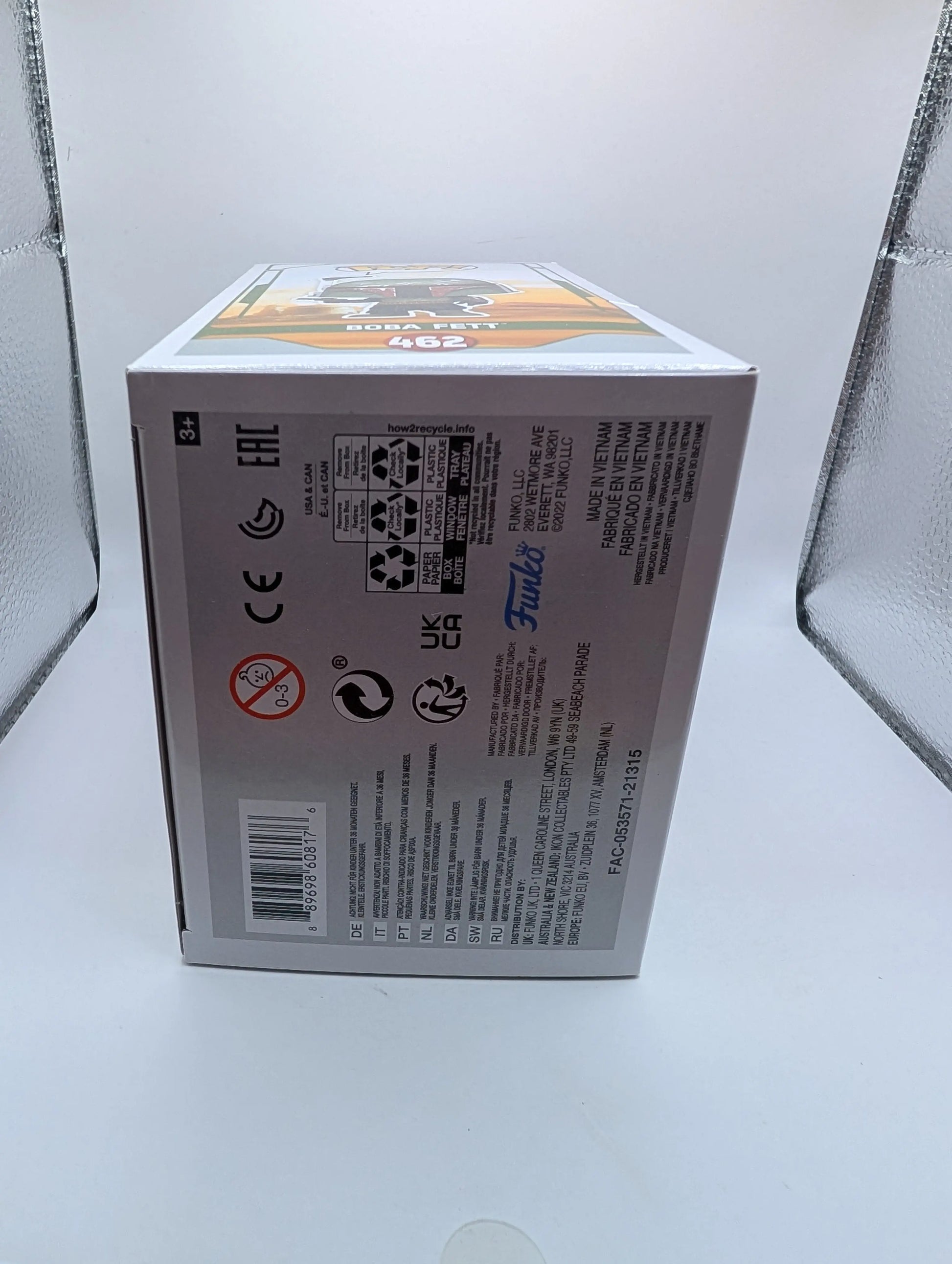 Funko Pop! Star Wars: #462 BOBA FETT (Red Chrome) FRENLY BRICKS - Open 7 Days