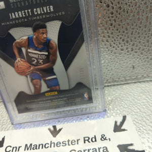 2019-20 Panini Prizm Sensational Signature #33 /25 Jarrett Culver PSA 9 FRENLY BRICKS - Open 7 Days