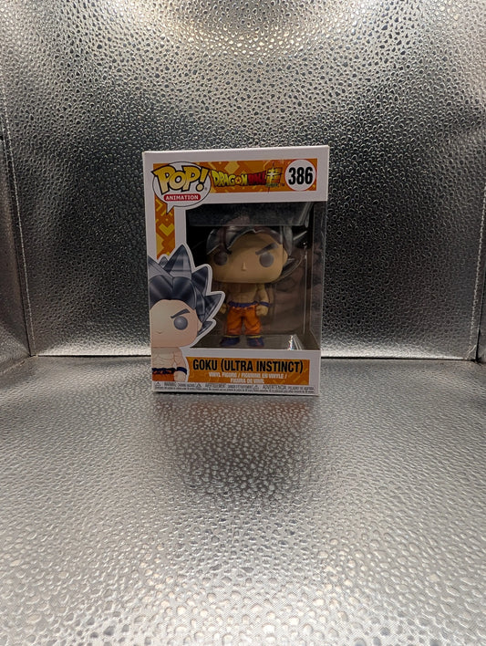 FUNKO Pop Vinyl Goku (Ultra Instinct) Dragon Ball Super #386 FRENLY BRICKS - Open 7 Days