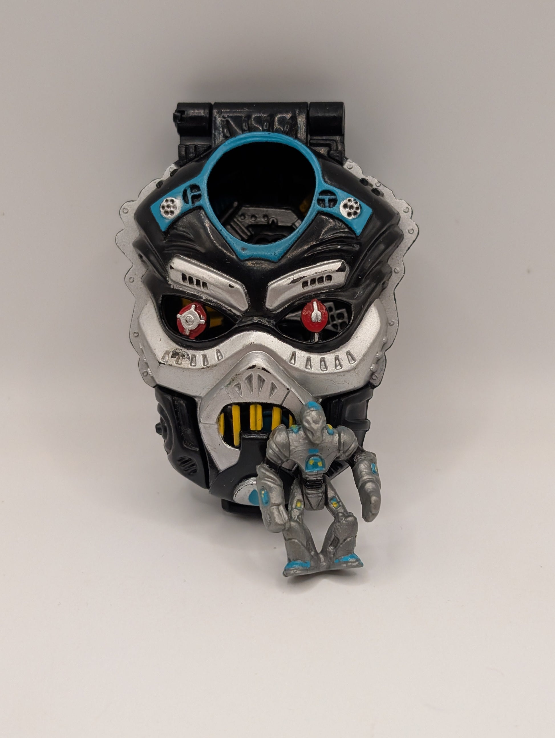 Mighty Max Bluebird 1992 Horror Heads Robot Invader Playset INCOMPLETE FRENLY BRICKS - Open 7 Days