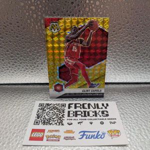 2020-21 Panini Mosaic Gold Prizm Clint Capela #102 /10 FRENLY BRICKS - Open 7 Days