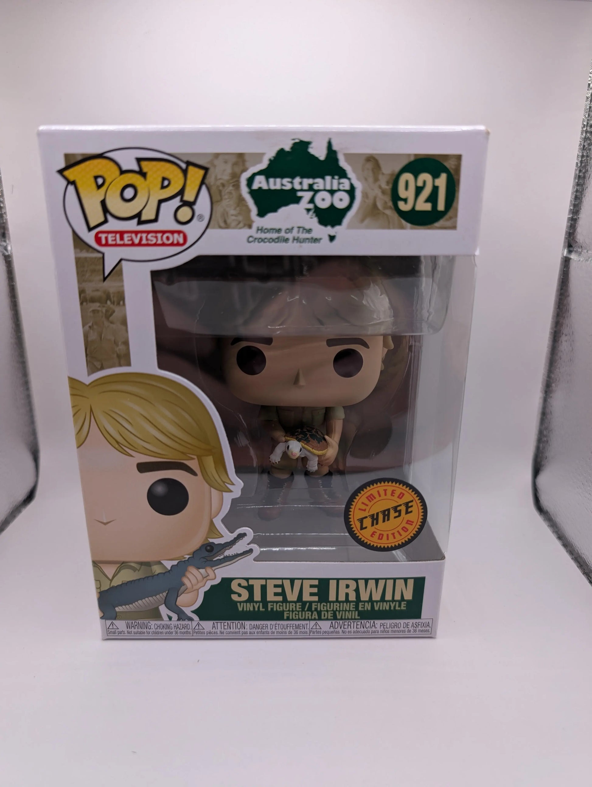 Steve Irwin  Funko  Figure #921  Limited Edition Chase Funko FRENLY BRICKS - Open 7 Days
