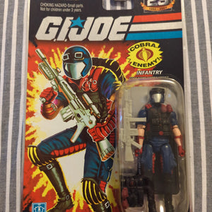 GI Joe 25th Anniversary Infantry Cobra Viper Foil Hasbro 2008 New FRENLY BRICKS - Open 7 Days