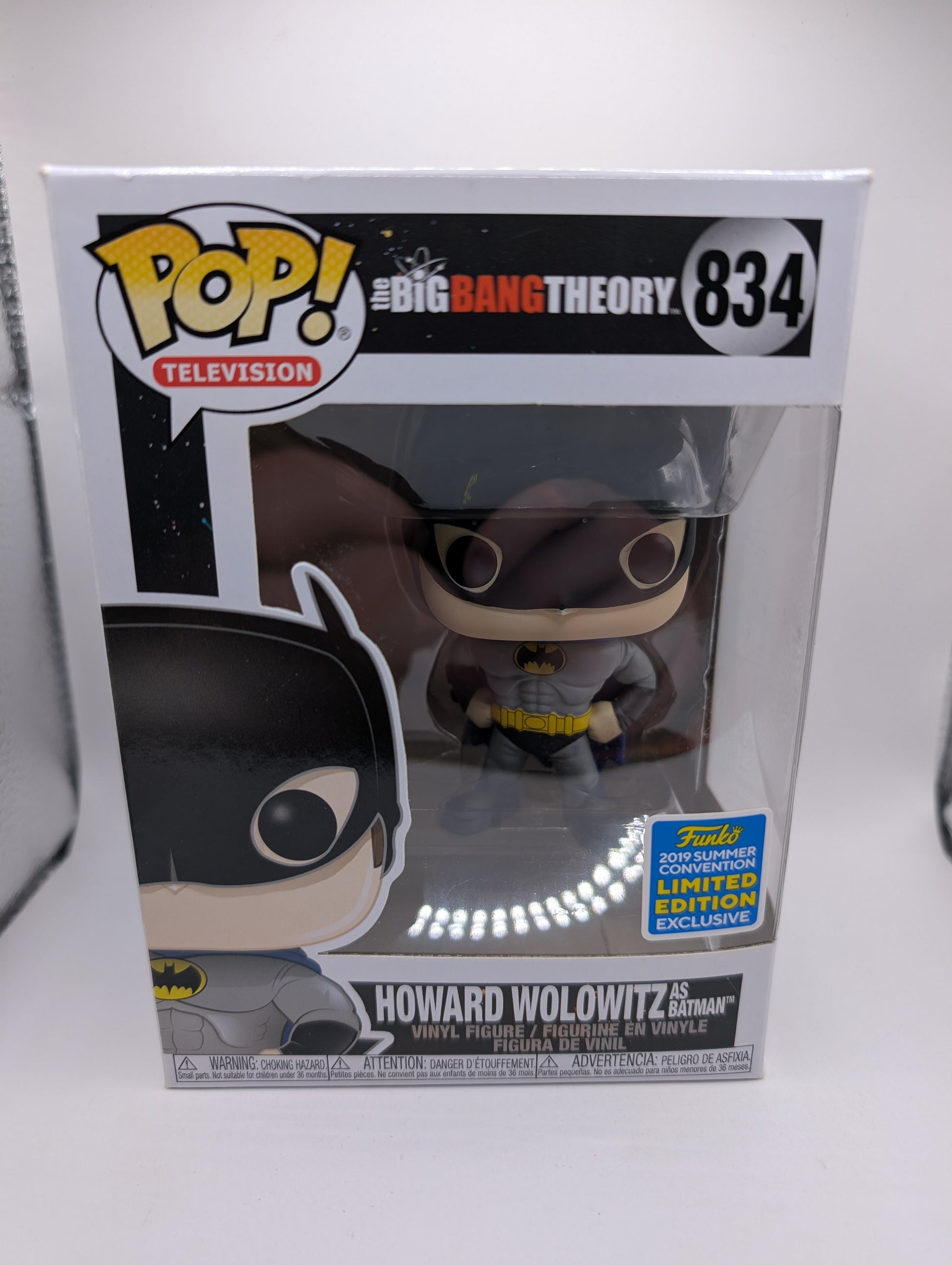 Funko Pop! The Big Bang Theory Howard Wolowitz Batman San Diego Comic Con 834 FRENLY BRICKS - Open 7 Days