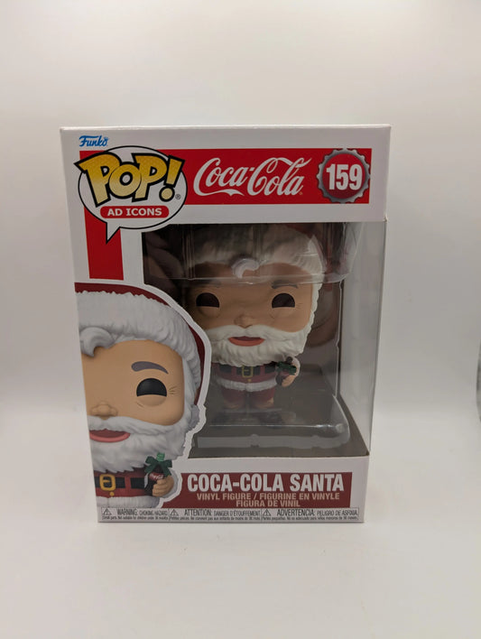 Funko Pop! Vinyl: Coca-Cola - Coca-Cola Santa #159 Classic Christmas FRENLY BRICKS - Open 7 Days