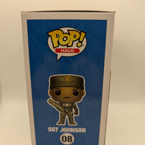 Funko POP Halo Sgt Johnson Limited Edition Chase #08 (in original box) FRENLY BRICKS - Open 7 Days