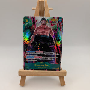 One Piece Wings of the Captain Roronoa Zoro OP06-118 Secret Rare SEC Alt Art FRENLY BRICKS - Open 7 Days