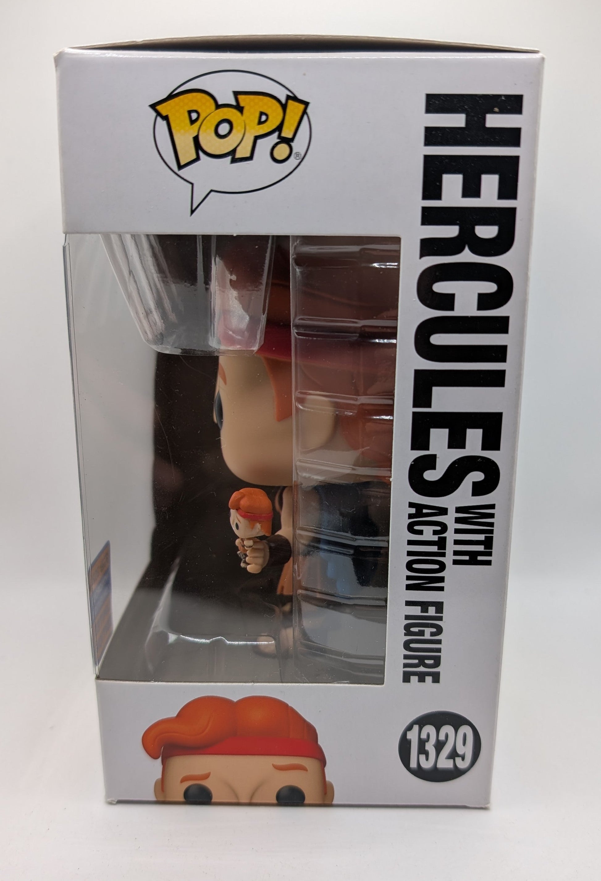 Disney Hercules - Hercules with Action Figure #1329 - Funko Pop! Vinyl - New FRENLY BRICKS - Open 7 Days