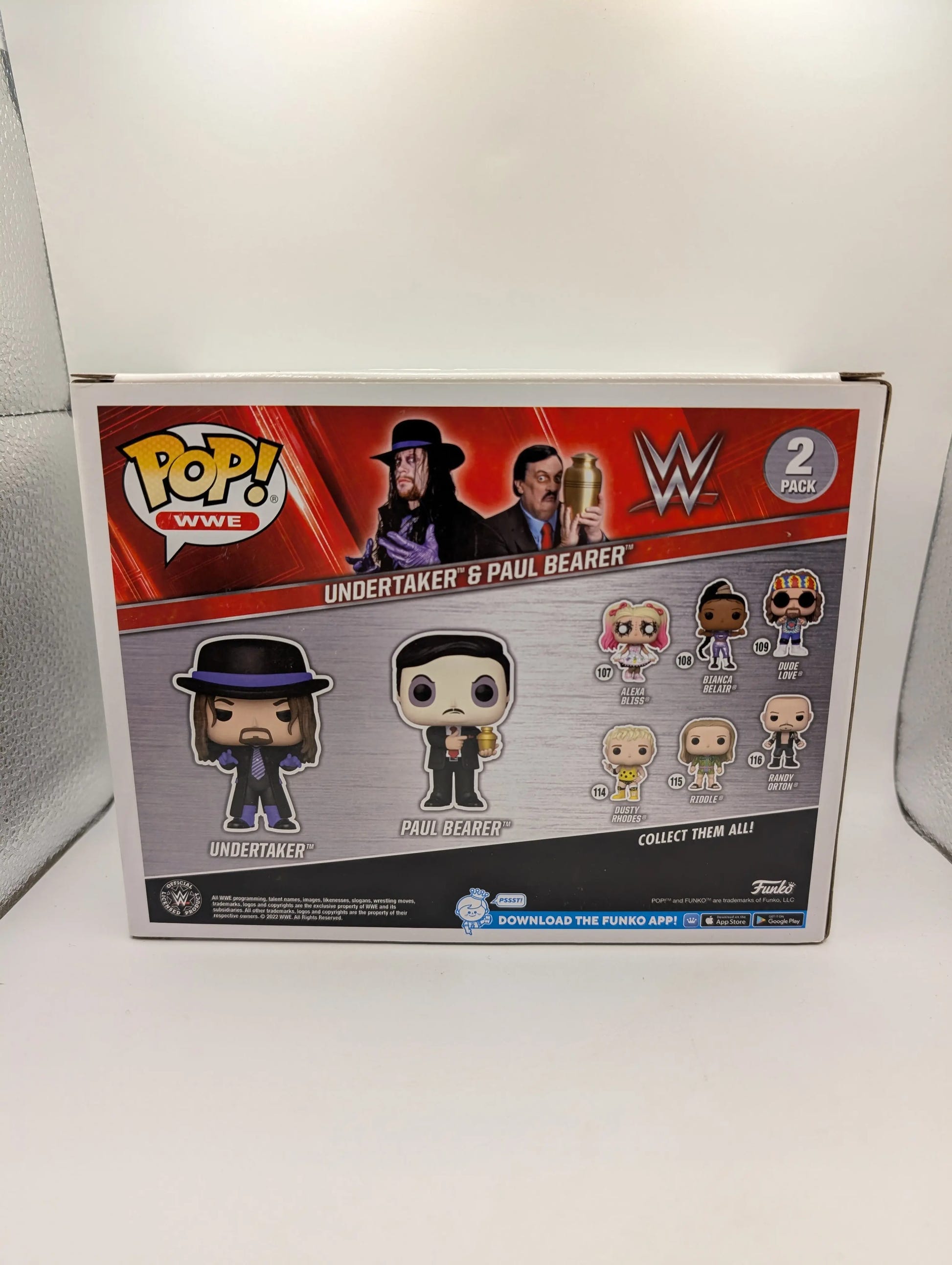 WWE Dual Undertaker & Paul Bearer Funko Pop 2 Pack FRENLY BRICKS - Open 7 Days image 3