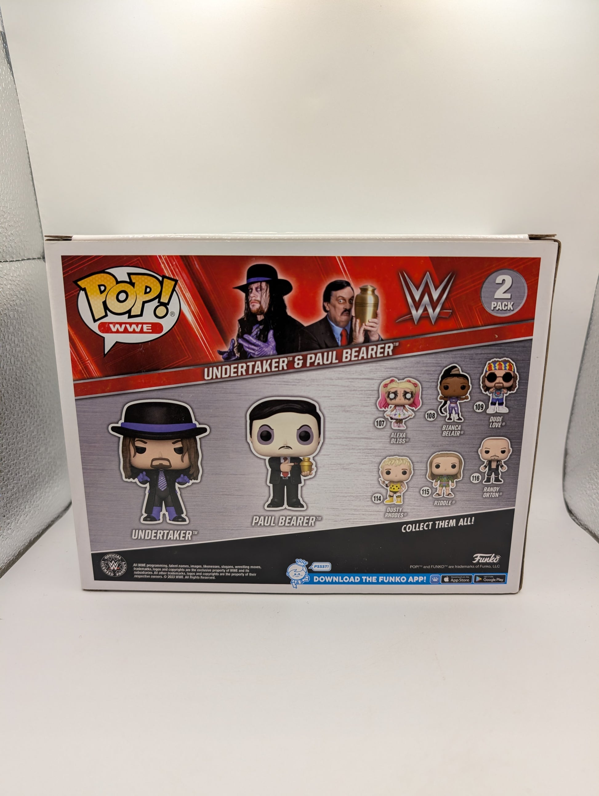 WWE Dual Undertaker & Paul Bearer Funko Pop 2 Pack