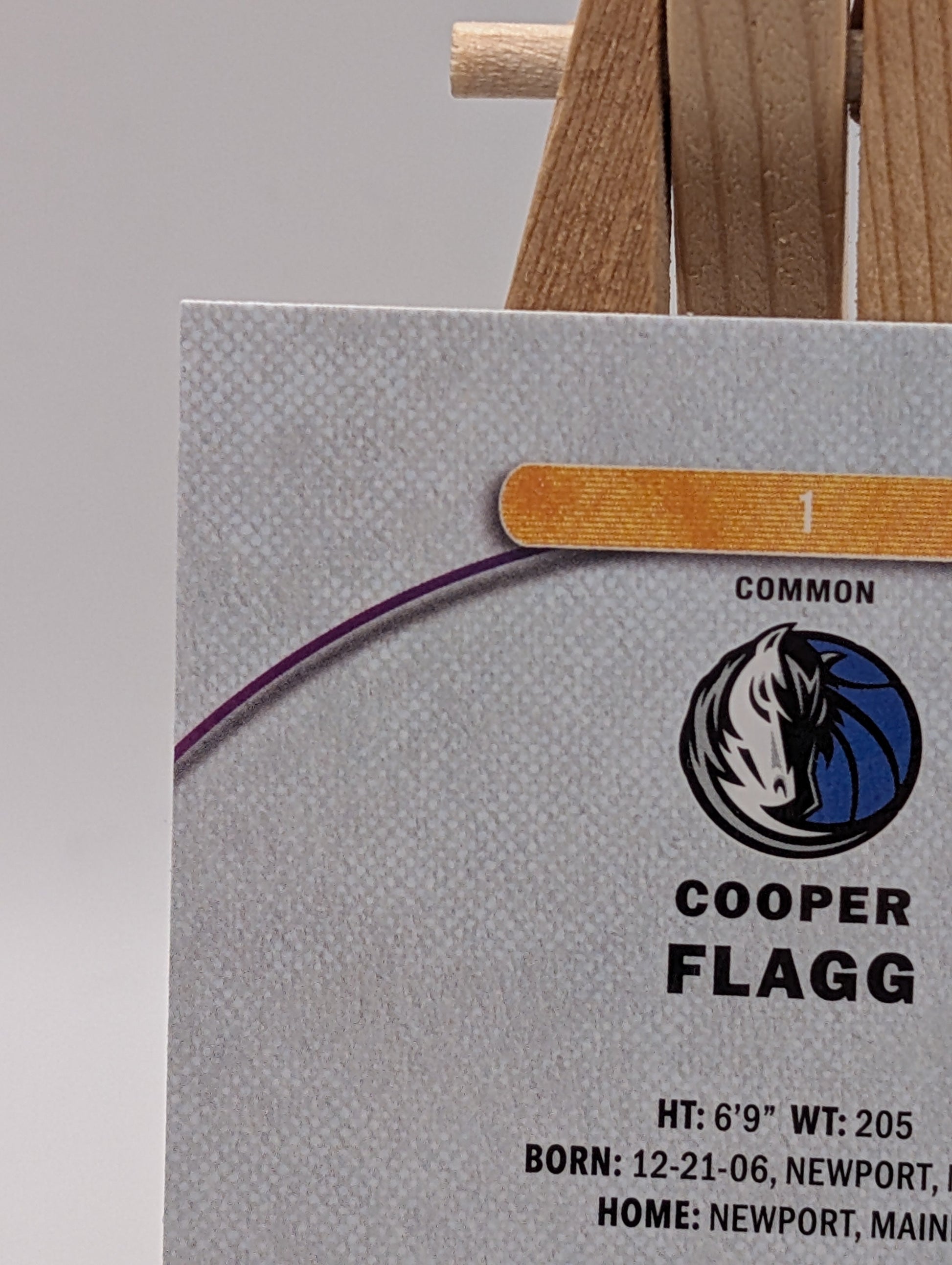 2025-26 Topps Finest COOPER FLAGG Common Rookie Oil Spill #1 FRENLY BRICKS - Open 7 Days