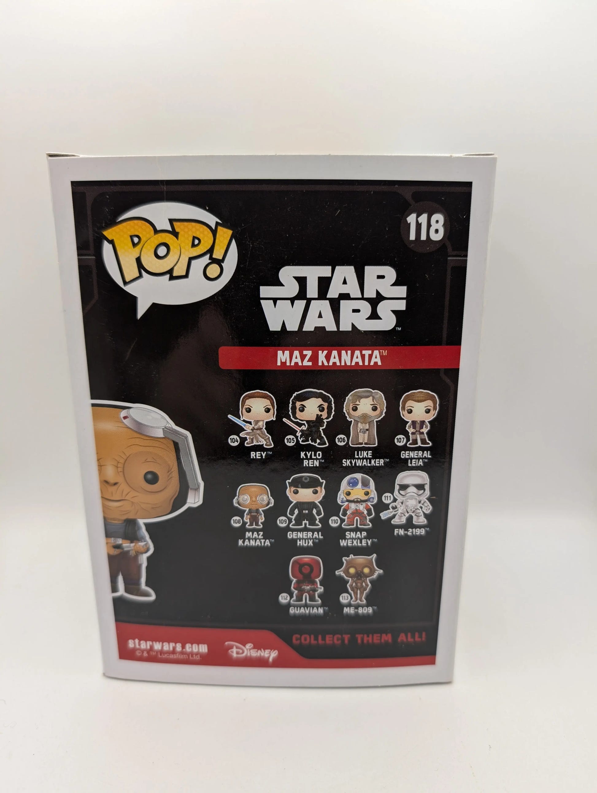 Funko Pop Vinyl Star Wars Maz Kanata #118 The Force Awakens FRENLY BRICKS - Open 7 Days image 3