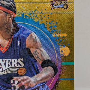 2025-26 Topps Finest Allen Iverson #191 Uncommon Gold Refractor /25 FRENLY BRICKS - Open 7 Days