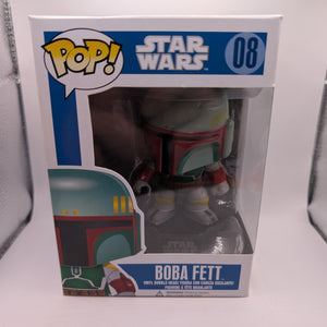 Funko Pop! Star Wars: #08 BOBA FETT *VAULTED* FRENLY BRICKS - Open 7 Days
