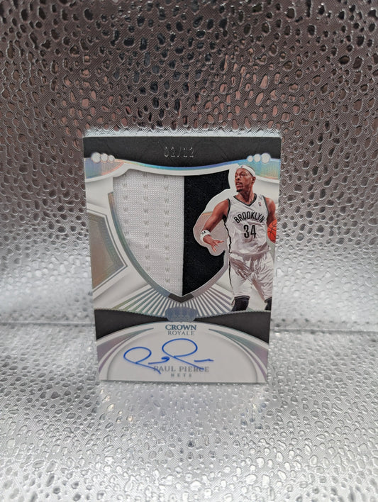 Paul Pierce 2022-23 Panini Crown Royale Auto Patch /12 S-PPC FRENLY BRICKS - Open 7 Days