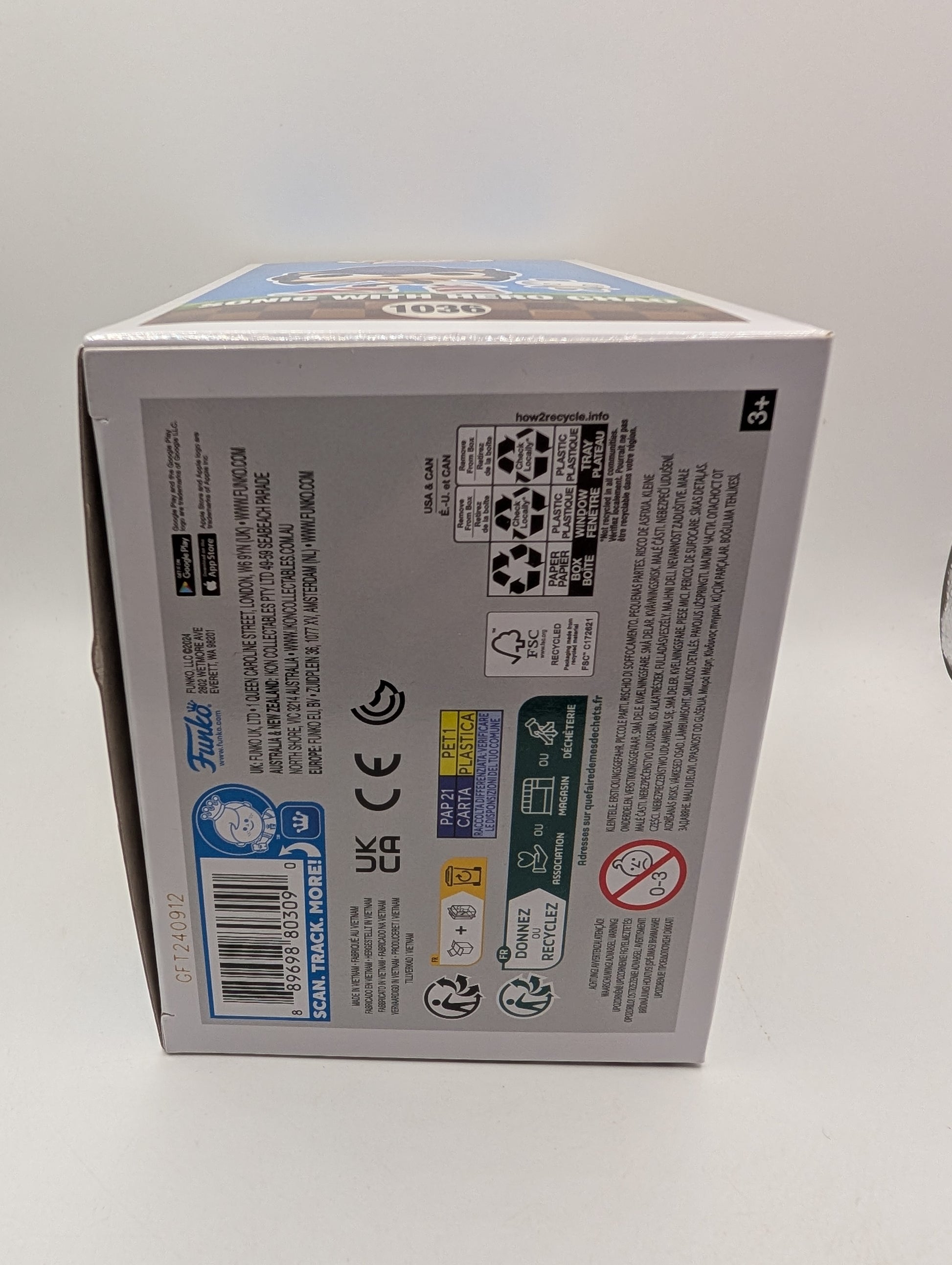 Funko Pop Sonic The Hedgehog Sonic with Chao #1036 Vinyl Figure