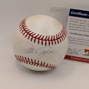 PETE ROSE CINCINNATI REDS  AUTOGRAPHED BART GIAMIATTI  BASEBALL BIG RED MACHINE FRENLY BRICKS - Open 7 Days