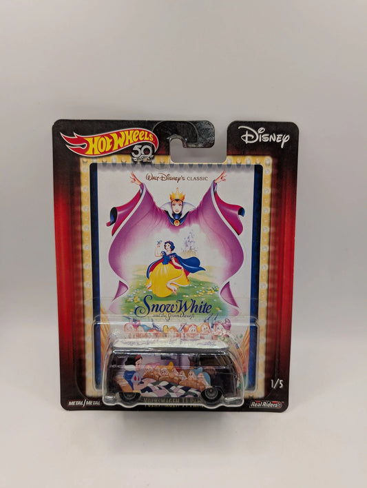 HOT WHEELS POP CULTURE SNOW WHITE  VOLKSWAGEN T1 PANEL BUS 1/5 FRENLY BRICKS - Open 7 Days