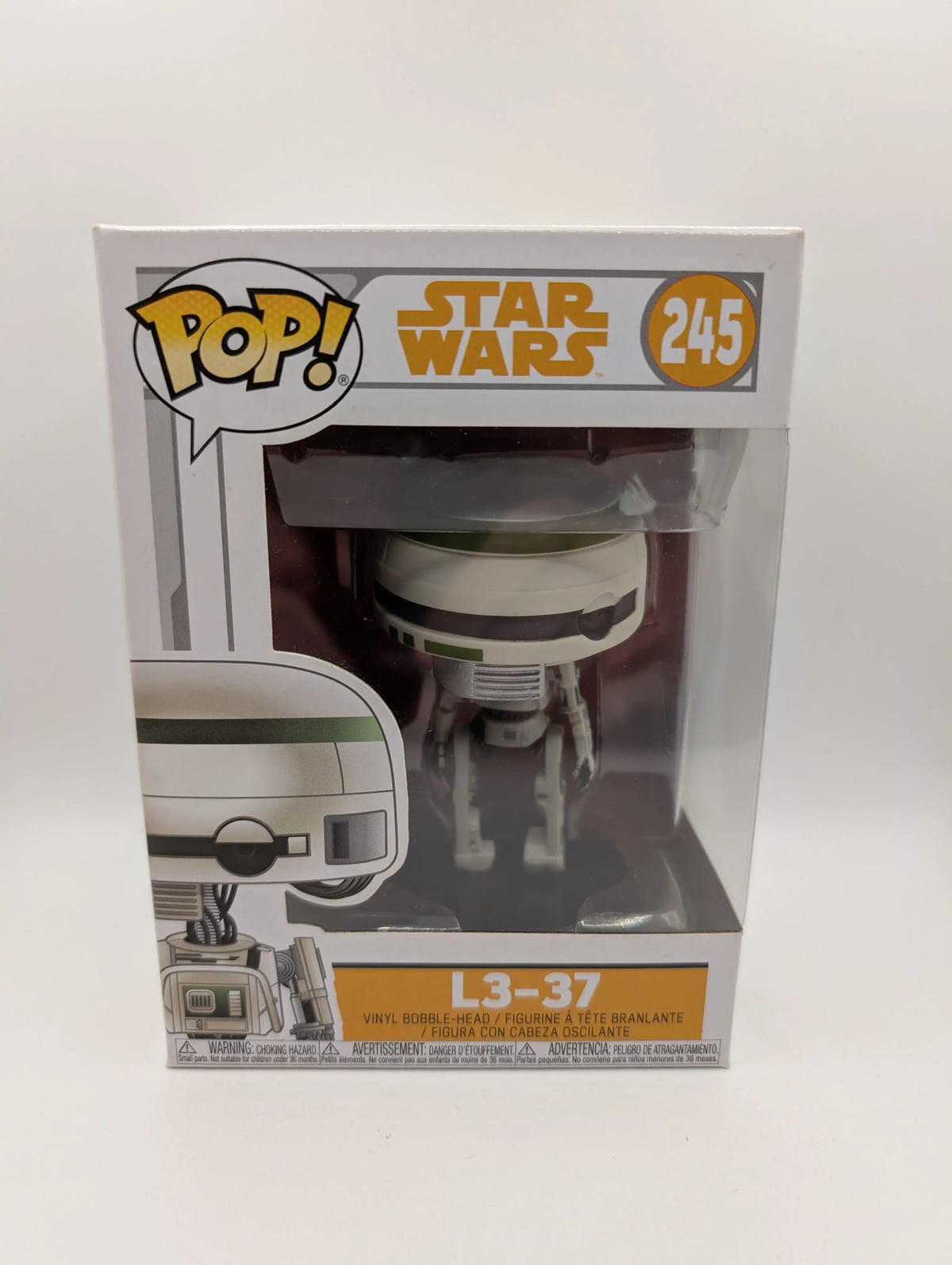 Funko Pop! Vinyl: Star Wars - L3-37 #245 FRENLY BRICKS - Open 7 Days image 1