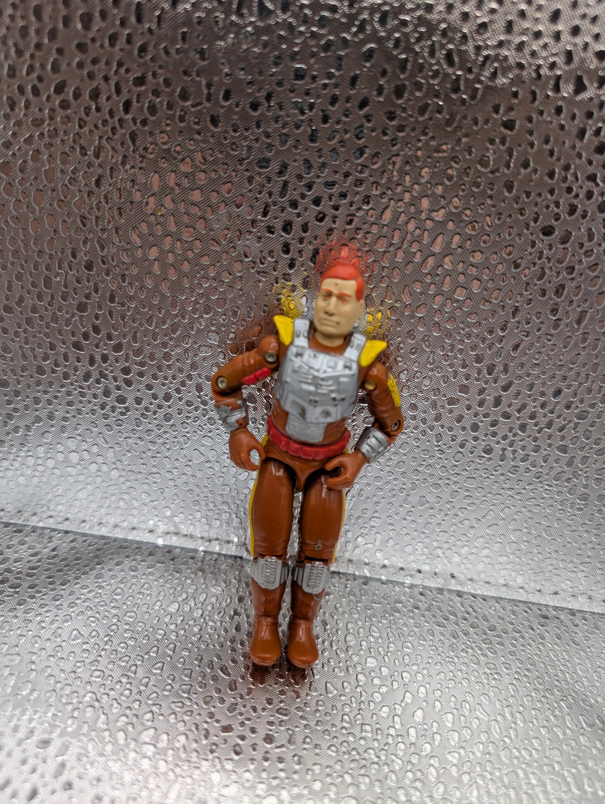 GI Joe Action Figure Charbroil RED EYE Variant 1988 FRENLY BRICKS - Open 7 Days