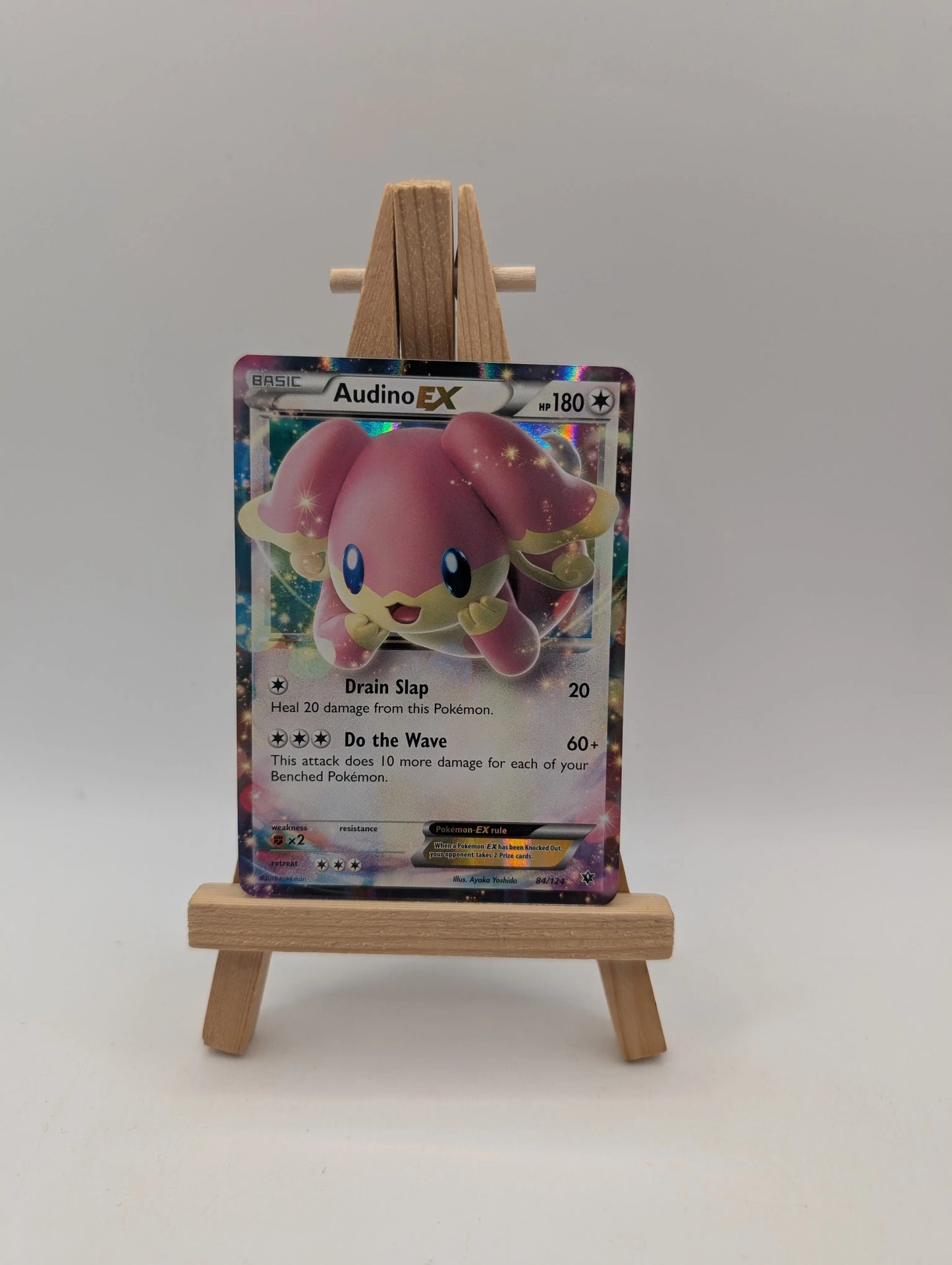 Audino EX - 84/124 - Ultra Rare - Fates Collide - Pokemon Card - LP FRENLY BRICKS - Open 7 Days