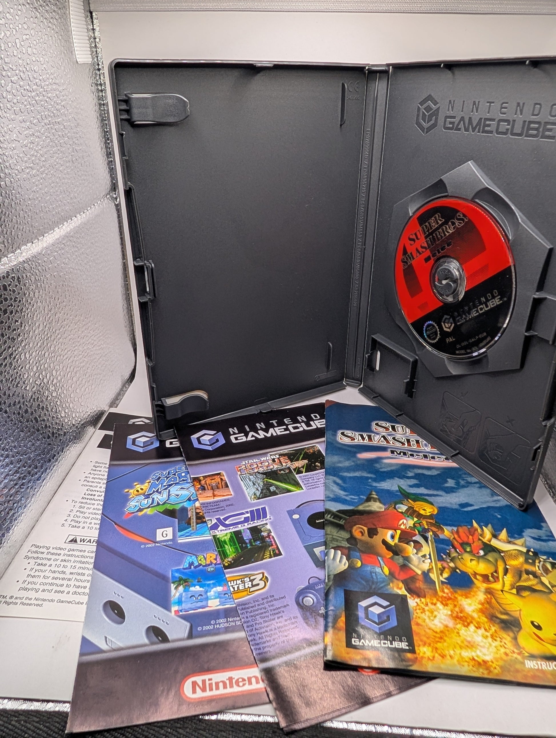 Super Smash Bros. Melee Nintendo GameCube 2001 PAL Complete With Manual *Working FRENLY BRICKS - Open 7 Days