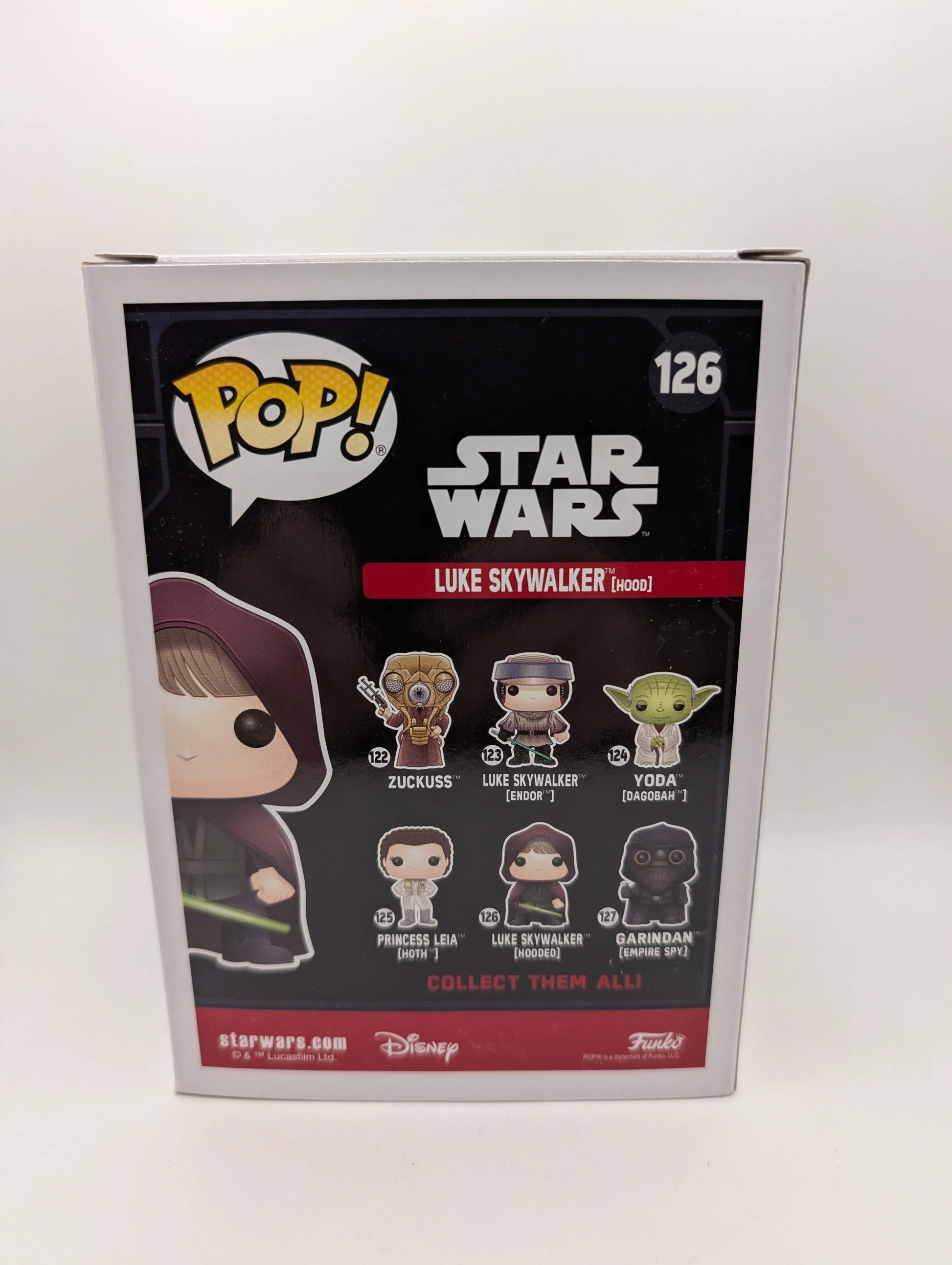 Hooded Luke Skywalker GALACTIC 126 STAR WARS Funko Pop Vinyl FRENLY BRICKS - Open 7 Days