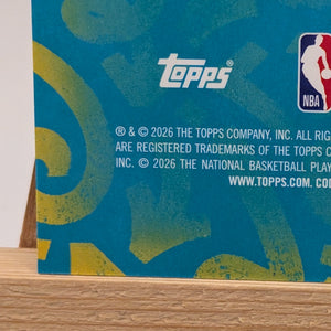 2025-26 Topps Finest VJ Edgecombe Arrivals RC Gold Refractor Rookie #/50 76ers FRENLY BRICKS - Open 7 Days