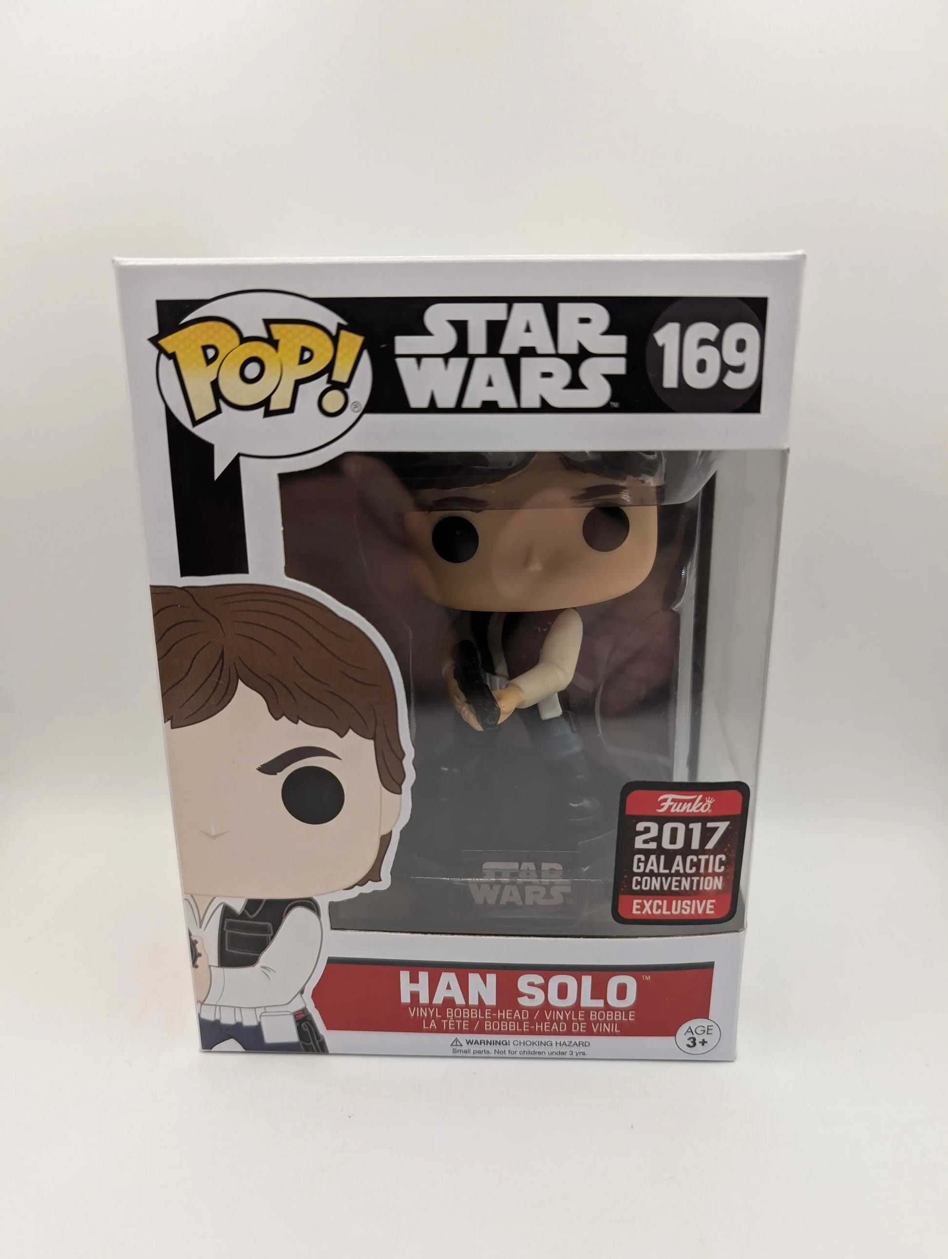 Funko Star Wars Han Solo Pop Vinyl Figure Galactic Convention Exclusive #169 FRENLY BRICKS - Open 7 Days image 1