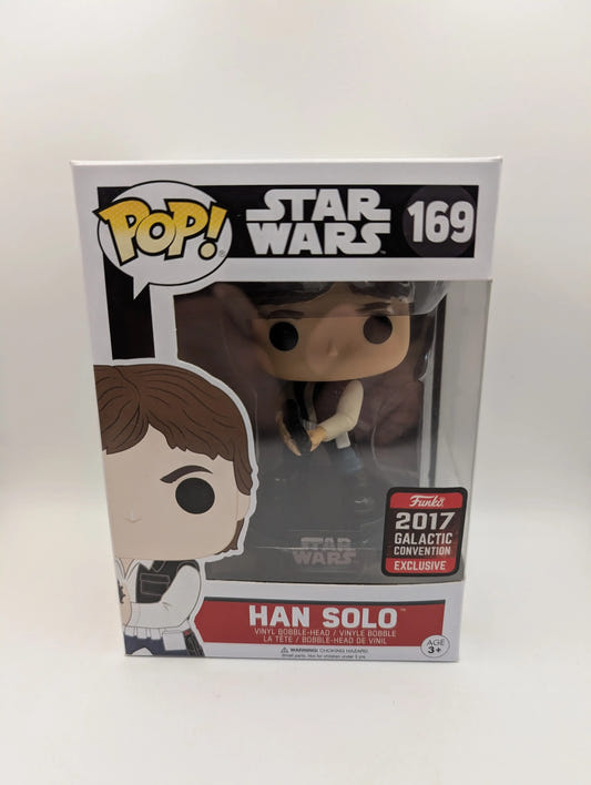 Funko Star Wars Han Solo Pop Vinyl Figure Galactic Convention Exclusive #169 FRENLY BRICKS - Open 7 Days