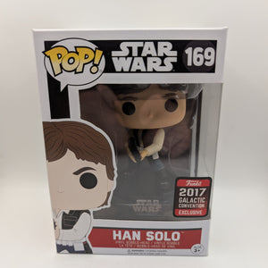 Funko Star Wars Han Solo Pop Vinyl Figure Galactic Convention Exclusive #169 FRENLY BRICKS - Open 7 Days