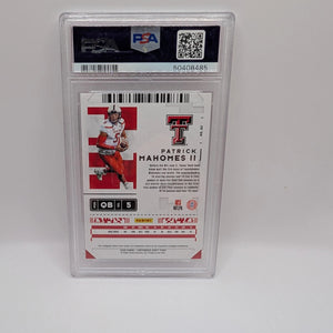 2020 PANINI CONTENDERS DRAFT PICKS #80 PATRICK MAHOMES II PSA 8 FRENLY BRICKS - Open 7 Days