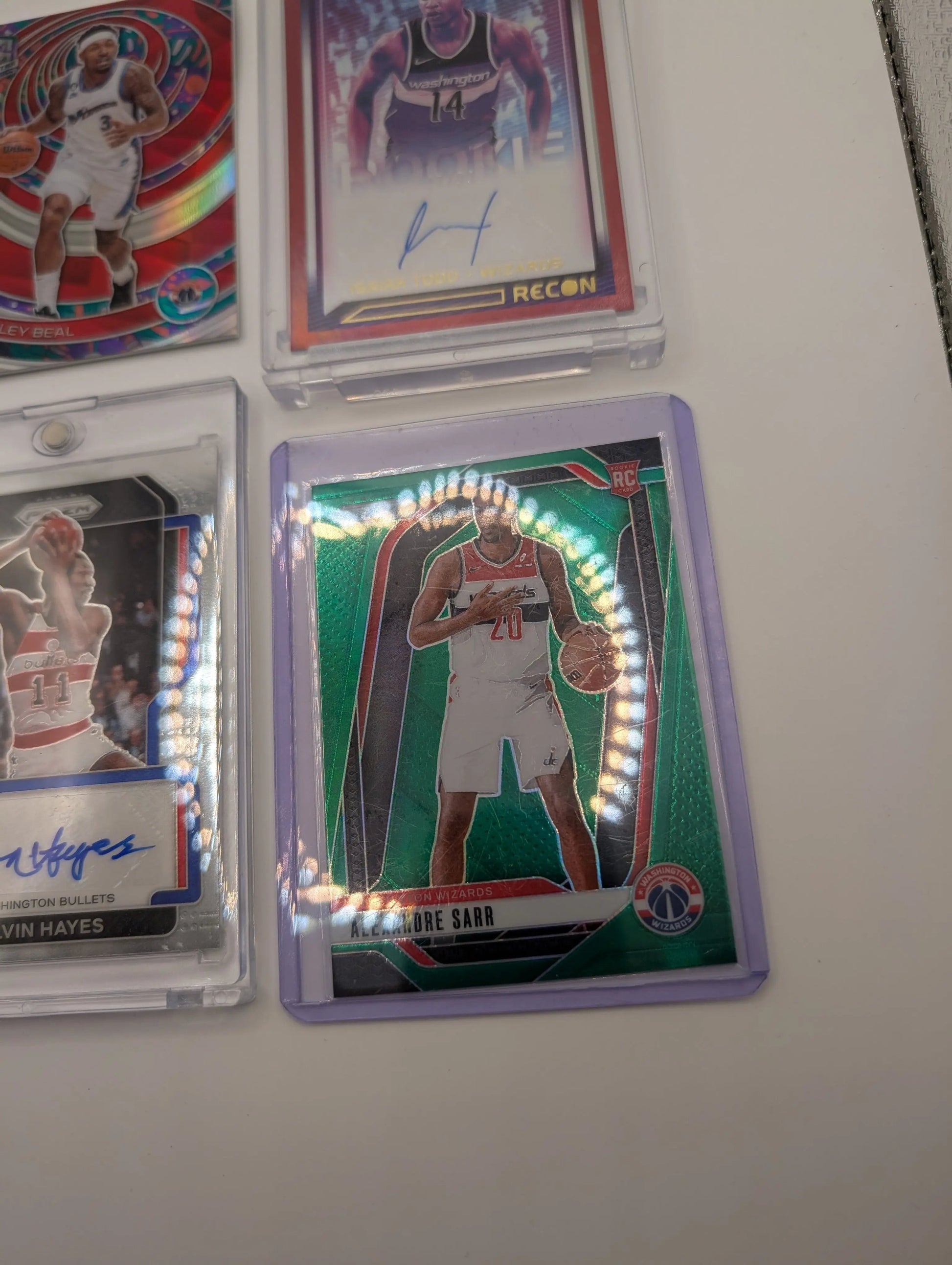 Washington Wizards NBA Basketball Card Lot, Rookies, Patch, Auto, Alexandre Sarr FRENLY BRICKS - Open 7 Days