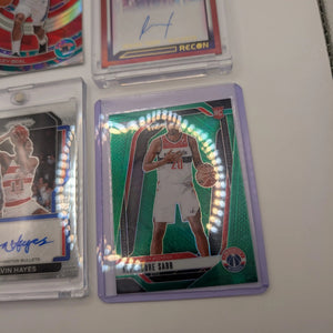 Washington Wizards NBA Basketball Card Lot, Rookies, Patch, Auto, Alexandre Sarr FRENLY BRICKS - Open 7 Days