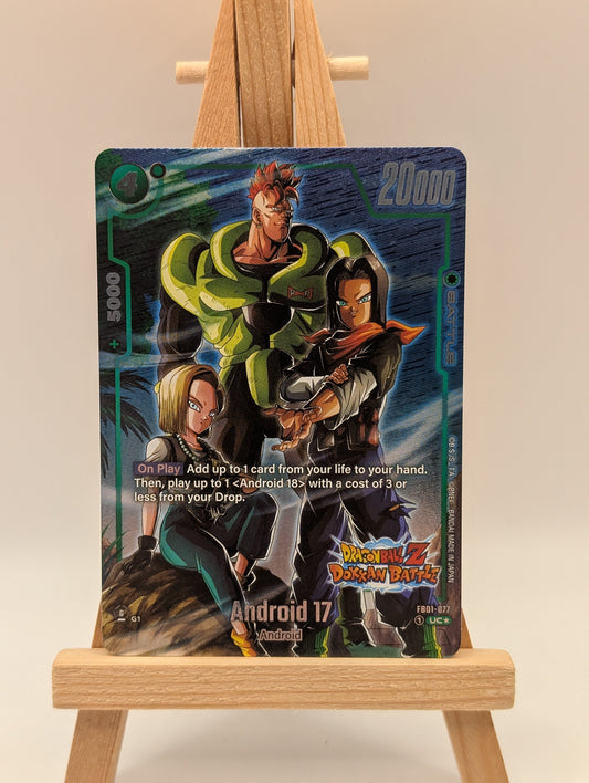 Dragonball Tcg Fusion World - New Adventure - Android 17 - Dokkan Rare FB01-077 FRENLY BRICKS - Open 7 Days