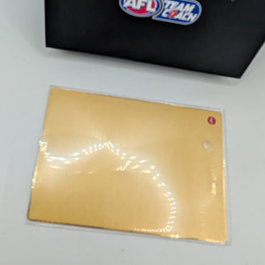 Cardcraft 24k Gold Card Craft 2025 Teamcoach AFL Footy Card Tom Lynch