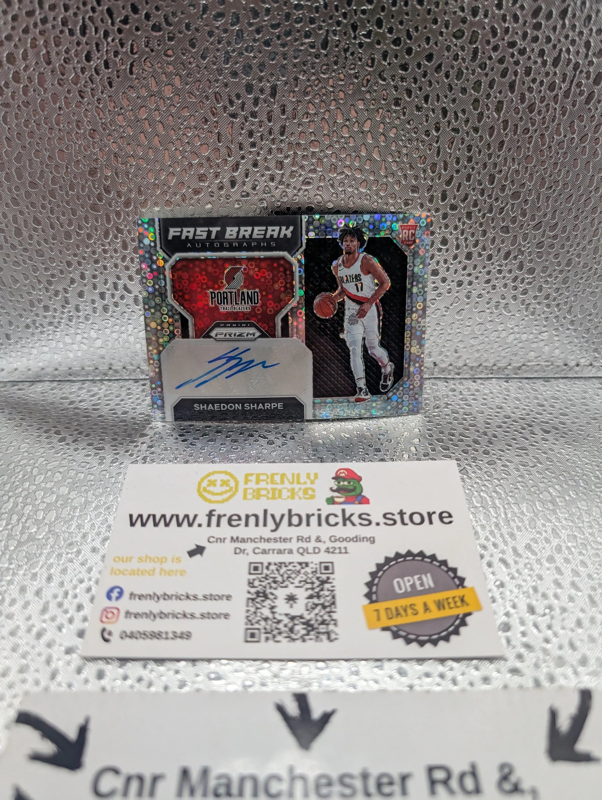2022-23 SHAEDON SHARPE Panini Prizm - Fast Break Rookie Autographs #FBR-SSB FRENLY BRICKS - Open 7 Days