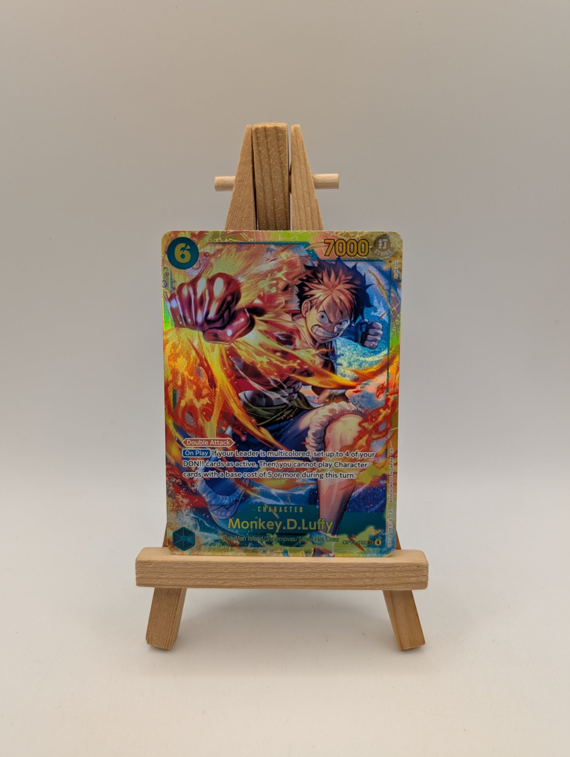 Monkey. D. Luffy OP13-118 SEC Carrying On His Will English One Piece TCG FRENLY BRICKS - Open 7 Days