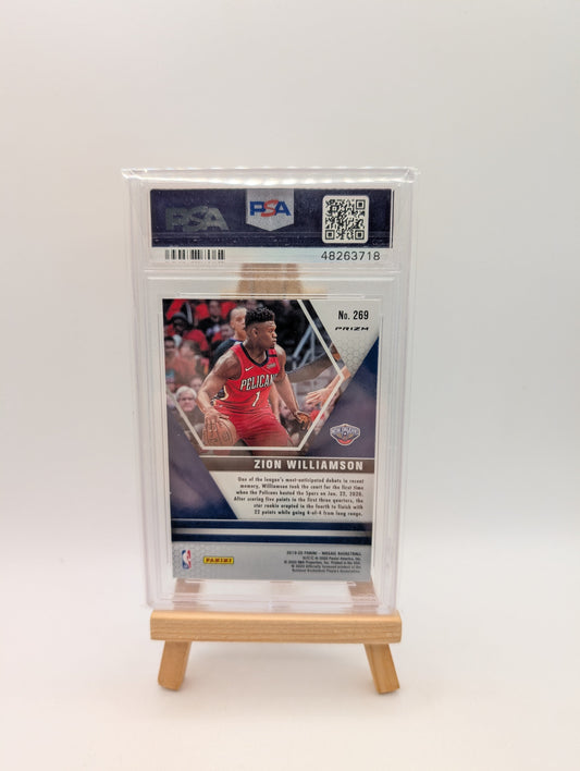 2019 Panini Mosaic Zion Williamson Rookie Pink Camo Prizm PSA 10 FRENLY BRICKS - Open 7 Days