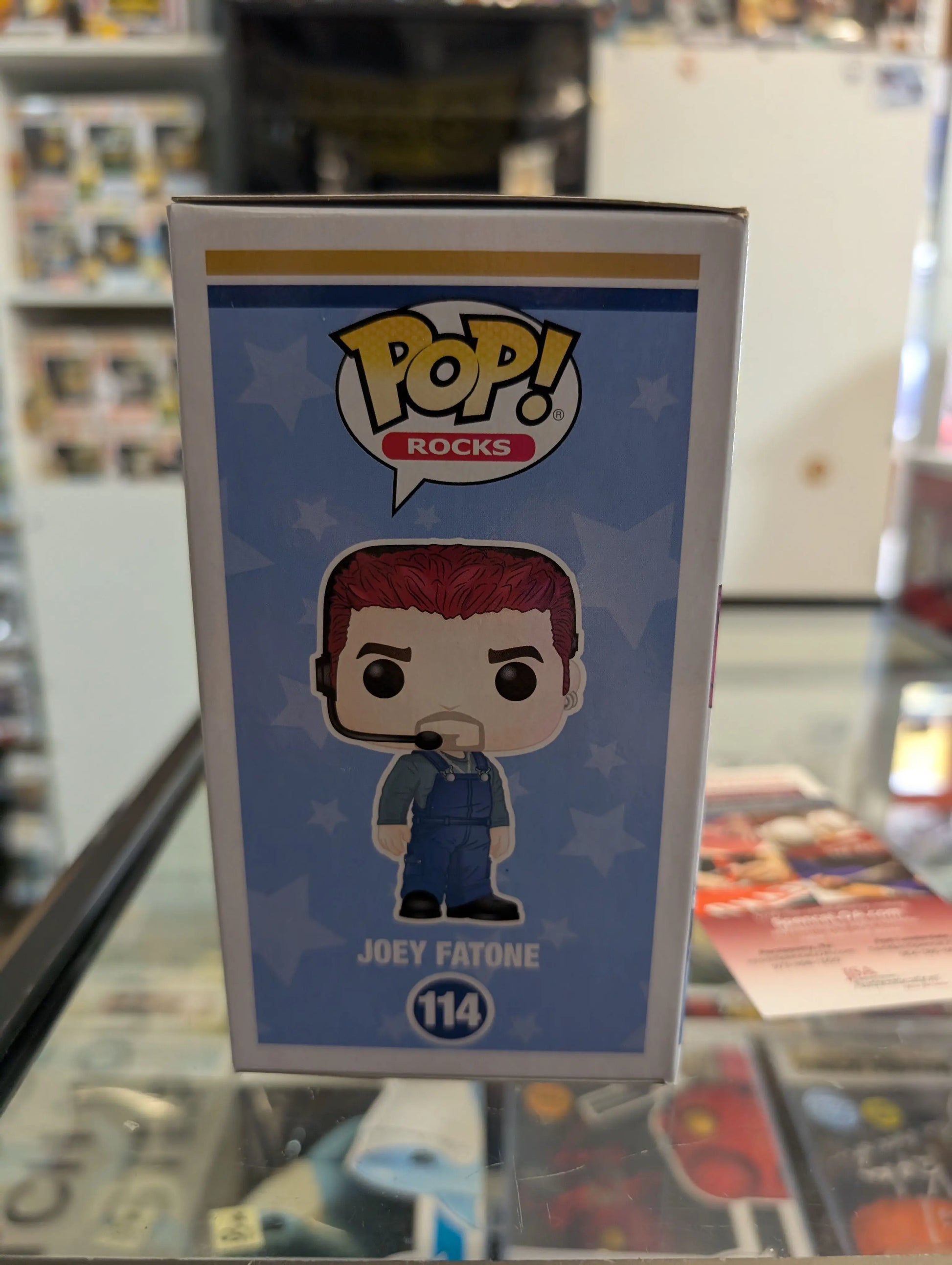 VAULTED Funko Pop! Rocks *NSYNC JOEY FATONE #114 FRENLY BRICKS - Open 7 Days
