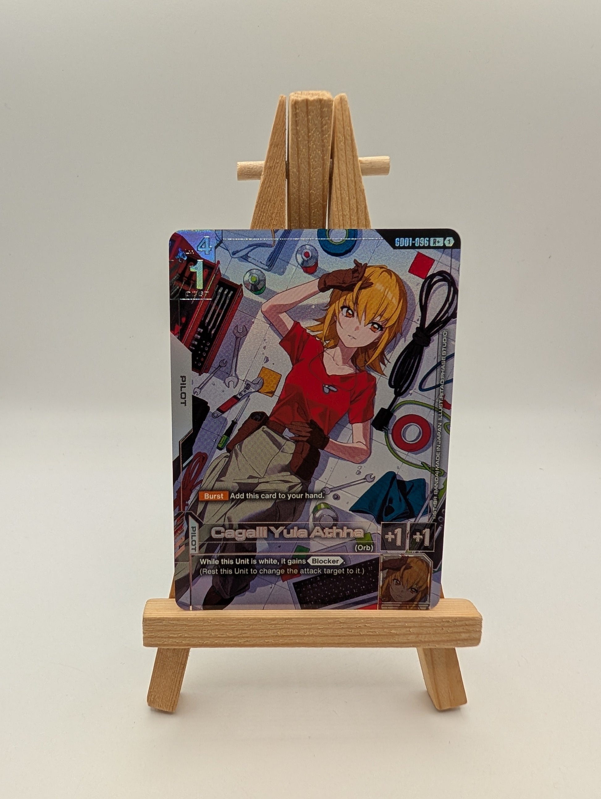 Gundam TCG GD01 Newtype Rising GD01-096 Cagalli Yula Athha R+ Alt Art FRENLY BRICKS - Open 7 Days