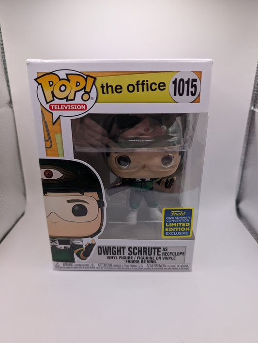Dwight Schrute as Recyclops Funko Pop! Vinyl #1015 The Office SDCC 2020 FRENLY BRICKS - Open 7 Days