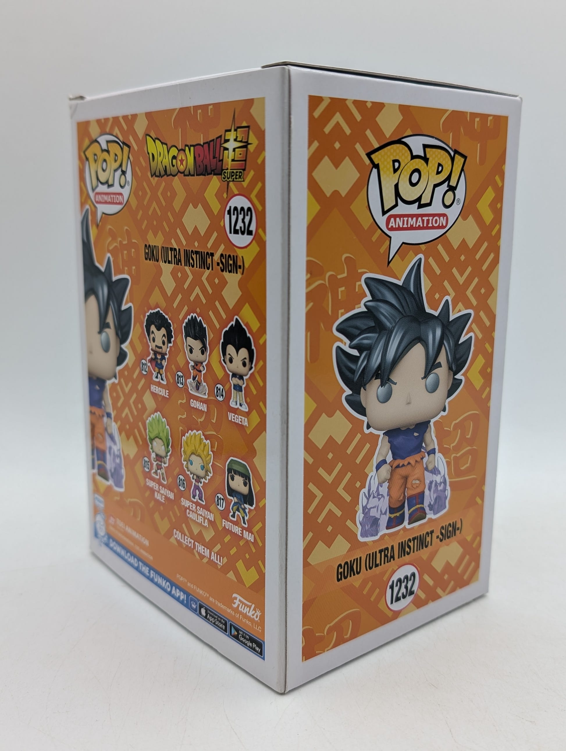 Funko Pop! Dragon Ball Goku Ultra Instinct Sign #1232 2022 Fall NYCC image 4